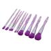 Soft Lightweight Portable Purple Makeup Brush Set - 10 Pcs Blush & Eyeshadow - Skin Friendly Cosmetics for Daily Use - International Shipping Available - Buy Online on GoSupps.com