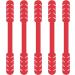 TBOC Adjustable Mask Extension - 5 Pack Red Silicone Ear Hooks for Comfort & Pain Relief - Adjustable Rubber Band Extender for Face Masks - Buy Online on GoSupps.com