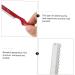 Fomiyes 11th Holder for Hair Cutting Tools | Slim Rustproof Hair Scissors & Thinning Cutter - 17.5x2cm Red - Perfect for Home Use - Buy Online on GoSupps.com