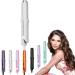 Gadgetcab Curling Iron Gadgetcab Mini Curling Iron Small Travel Curling Iron 2-in-1 Mini Curling Wand & Flat Iron Hair Straightener Portable Travel Curling For All Hair Types (White)