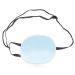 3 Pieces Amblyopia Eye Patch Silk Cotton Elastic Strap Full Cover Light Blocking Strabismus Eye Pad Adult Adjustable Single Eye Patch with Elastic Strap(Blue)