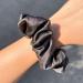 Set of 3 Large 6A Mulberry Silk Scrunchies in Satin Bag - Champagne, Black, White - Buy Online on GoSupps.com