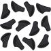 Lolypot Nordic Walking Pads - 12pcs Asphalt Rubber Buffers for All Nordic Walking & Hiking Sticks - Buy Online on GoSupps.com