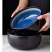 Snack Dip Bowls Dishware Household Kiln Glaze Blue Bowl 8 Inch Ceramic Soup Bowl Ramen Bowl Creative Compatible with Kitchen Restaurant Gifts - Buy Online on GoSupps.com
