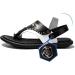 Bunion Correction Flip Flops | Orthopedic Big Toe Bone Sandals - Black - Buy Online on GoSupps.com