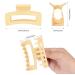 5 Pcs Hair Claw Clips-Nonslip Large Claw Clip Strong Hold Hair Clips Suitable for Women Fashion Hair Styling Accessories Multicolor - Buy Online on GoSupps.com