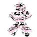 Ranphy Soft Velvet Reindeer Hoodie Sweater for Small Dogs & Cats - Cozy Jumpsuit for Male & Female Puppies - XXL Size (Back: 40cm Chest: 52cm) in Rose - Buy Online on GoSupps.com