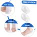FOMIYES Heel Pads - 4 Pairs U-Shaped Cushions for Men & Women | Heel Protectors & Heightening Inserts for Comfortable Shoes - Buy Online on GoSupps.com