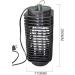 JHion Electric Mosquito Killer Zapper Light Lamp LED Bug Zapper Insect Repeller with Hook for Home Indoor Outdoor Patio Bedroom (Black) - Buy Online on GoSupps.com