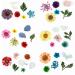 Dry Flower Nail Art Real Flowers for Nails 3D Nails Stickers with Nature Dry Flowers in Mix and Match - Buy Online on GoSupps.com