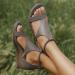 Creev Women s Sandals - Summer Open Toe Slippers Casual Hiking Shoes Non-Slip Beach Flip Flops (Red/Gray EU 35-37) - Shop Now for International Shipping - Buy Online on GoSupps.com