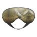 SSIMOO Grass and Dove Print Ultra-Soft Light-Blocking Eye Mask for Optimal Comfort and Restful Sleep Black