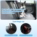 Mi Metty Strap Off Dog Car Leash - Bite-Resistant Steel Wire with Car Strap - 16 inch Black for All Dogs - Buy Online on GoSupps.com