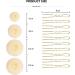 Hair Donut Blonde 4Pcs Doughnut Hair Bun Donut Ballet Bun Ring Hair Bun Maker Shaper Chignon Doughnut with 20PCS Hair Pins White - Buy Online on GoSupps.com