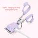 Sonew Heated Eyelash Curler Fast Charging Electric Eyelash Curler Long Lasting Curling with Metal Electric Heat 2 in 1 for Women and Girls (Purple) - Buy Online on GoSupps.com