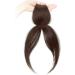 Clip in Hair Pieces for Women Side Parted Hair Clip In Fringe Toppers for Real Human Hair 360 Cover Pieces Wispy Fake Bangs Fringe Clip In Hair Extensions for Women Daily Wear Dark Brown - Buy Online on GoSupps.com