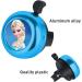 Cuwana Aluminum Princess Cartoon Bike Bell | Cute Loud Clear Sound | Bicycle Accessories for Adults Kids Girls Boys Women (Blue) - Buy Online on GoSupps.com