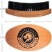 Vegan Beard Brush for Men - Synthetic Bristle, Natural Beech Wood Handle - Cruelty-Free - Buy Online on GoSupps.com