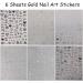 6 Sheets Heart Nail Art Stickers - 3D Self-Adhesive Valentine's Day Decals for Manicure Decoration - Buy Online on GoSupps.com