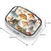 Japanese Mushroom Painting Pill Case | Cute 2 Compartment Travel Organizer | Small Pill Box for Purse & Gifts - Buy Online on GoSupps.com