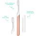 Quip Sonic Toothbrush for Adults - Electric Soft Bristle with Timer Extra Brush Head & Travel Cover - Copper - International Shipping Available - Buy Online on GoSupps.com