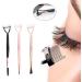 MCAORI Double-end Eyelash Comb Arc-Designed with Eyebrow Brush Eyeliner Brush Foldable Eyelash Separator Mascara Applicator - Buy Online on GoSupps.com