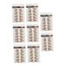 FOYTOKI 9 Sheets Waterproof Eyebrow Stickers Eyebrow Tool Makeup Gadgets Temporary Brow Tattoos Hair 6d
