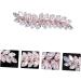 minkissy 1pc Half up Hair Clip Girl Zircon Hairpin Leaf Hair Barrettes Hair Comb Decorative Hair Pins Bridal Flower Comb Flower Hair Decor Stylish Hairpin Flowers Rhinestones Bride - Buy Online on GoSupps.com