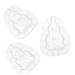 VANZACK Gardening Tools 12 Pcs Vegetable Growing Mold Fruit Strawberry Mold Adorable Forming Mold Little Buddha Pumpkin Transparentx4pcs 9x8cmx4pcs