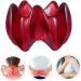Minkissy Gua Sha Massager Set - 3 Pieces Red Cockroach Massage Tool for Deep Tissue Lifting Facial & Full Body Scraping - Chinese Synthetic Resin - Buy Online on GoSupps.com