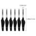 FOMIYES 6pcs Folding Mascara Brush Set | Double Ended Eyelash & Eyebrow Comb | Beauty Tools for Women | International Shipping Available - Buy Online on GoSupps.com