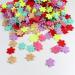 100pcs Guafeih Felt Cloth Five-Petal Artificial Flowers - Wedding Home Decor DIY Scrapbooking Wreath Lore - Mixed Colors - Buy Online on GoSupps.com