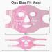 ACWOO Cooling Gel Beads Face Mask for Puffy Eyes & Migraine Relief - Reusable Hot Cold Therapy Mask for Dark Circles, Headache & Sinus Pain - Pink - Buy Online on GoSupps.com