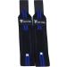 Just Fitee Wrist Wraps - Premium Gym Wrist Bandages for Strength Training | Black/Blue Fitness Support - Buy Online on GoSupps.com