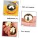 Homsfou Brass Baoding Fitness Balls - 2 Pack Gymnastics & Massage Hand Rolling Balls for Enhanced Relaxation & Recovery - Buy Online on GoSupps.com