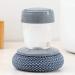 Dish Brush Washing up Brushes Dish Brush with Soap Dispenser - Removable Steel Wire Soap Dispensing Scourer for Home - Kitchen Utensils Palm Cleaning Ball Dishwashing Sponge Washing Scrubbers - Buy Online on GoSupps.com