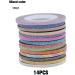 lmoikesz 10 Set of/set Multicolored Nail Art Striping Tape Set Wide Application And Easy To Fashionable And Unique Paper Good Gifts Random Color 3MM Random Color 3MM 10Set - Buy Online on GoSupps.com