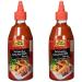 Real Thai Sriracha Extra Hot Chili Sauce (1 x 430 ml) (Pack of 2) 1 430 ml (Pack of 2)
