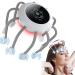 Head massage spider electric with red light Bluetooth 10 contacts vibration 5 modes head massage device for relieving headache stress and deep sleep