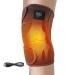 Knee Heating Pad Knee Braces for Knee Pain Relief USB Heat Knee Massage Wrap with 3 Temperature Control Thermal Therapy to Warm Joint Relief Pain Knee Stiff Arthritis No Battery 1PCs Black