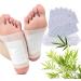 Foot Pads  Kapmore 100pcs Foot Pads for Anti-Stress Relief  Sleeping  Natural Cleansing Foot Pads for Foot Care with 100Pcs Adhesive Sheets (White)