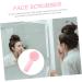 POPETPOP Silicone Face Brush Pore Scrubber Hand Scrubber Silicone Face Exfoliator Face Scrub Brush Facial Brush Face Scruber Facial Scrubber Cleansing Brush Pink Silica Gel Double Sided 3d 11x5cm Pink - Buy Online on GoSupps.com