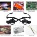 Headband LED Light Glasses Magnifier 10X 15X 20X 25X Dual Eye Loupe Lens for Watchmaker Optical Lens Glass Magnifier - Buy Online on GoSupps.com