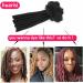 Huarisi 12 Inch Dreadlock Extensions Human Hair 0.2cm Thin Loc Extensions Real Human Hair for Men/Women/Kids 20 Strands Full Handmade Permanent Crochet Extensions Can Be Curled and Bleached - Buy Online on GoSupps.com