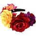 Mexican Flower Crown Headband Halloween Party Flower Headband Halloween Costume Cosplay Headpiece Hair Accessories - Buy Online on GoSupps.com