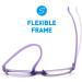 Kids Blue Light Blocking Glasses 2 Pack for Ages 3-10 - Anti Blue Light & Headache - Transparent Pink & Purple - Buy Online on GoSupps.com