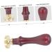Healeved 1pc Dispensing Plate Tool Eye Shadow Pressure Stamper Blush Stamper Eyeshadow Stamper Wooden Handle 1 count (Pack of 1) Brown - Buy Online on GoSupps.com