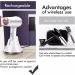 Cordless Hair Dryer 2 Speeds 300W Portable Rechargeable Hair Dryer with Hot and Cold Air for Art Painting Home Outdoor Travel Tools - Buy Online on GoSupps.com