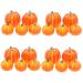 Alipis 20 Pcs Pumpkin Ornaments Lifelike Pumpkins Decor Halloween Layout Pumpkin Halloween Party Decor Mini Pumpkins for Decorating Decor for Home Realistic Pumpkin Reward Foam Artificial