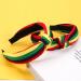 Ardorchid Rasta Headbands African Jamaica Juneteenth knotted Headband for Women Girls Elastic Hairband Hair Hoop No Slip Hair Accessories Gifts - Buy Online on GoSupps.com